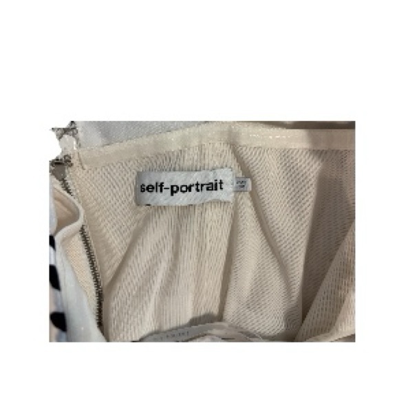 Self Portrait Dot One Shoulder Dress - Picture 4 of 4